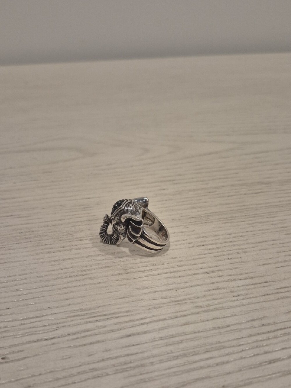 Elizabeth and James Silver Elephant Statement Ring